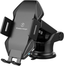 Wireless Charging Bracket for car Mounted Mobile Phones, Two Fixed Methods (H85)