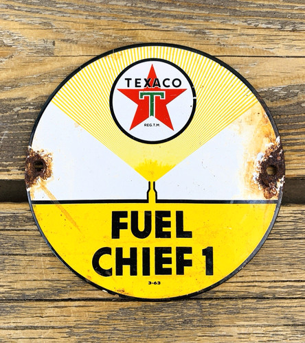 Vintage texaco fuel chief 1 - 6",