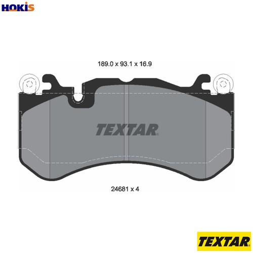 Brake pad set disc - brake,