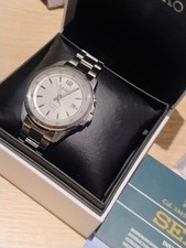 Seiko Mens Kinetic Watch Boxed 5M62-0DC0