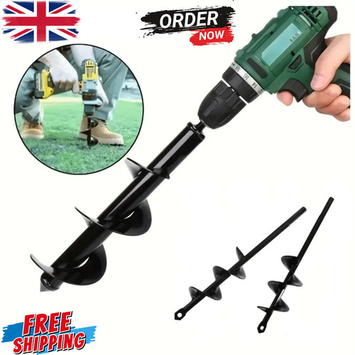 Auger spiral drill bit post - bit,