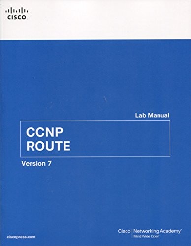 Ccnp route lab manual - route, (lab