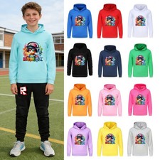 Kids Rob Lox Characters Hoodie