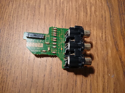 Sony rca input - 5.1, board