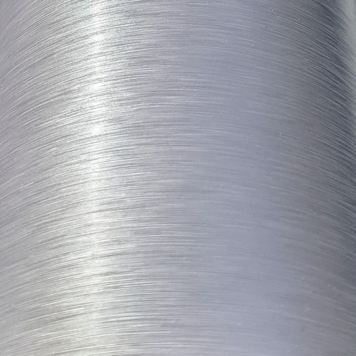 Silver brushed steel metallic - silver,
