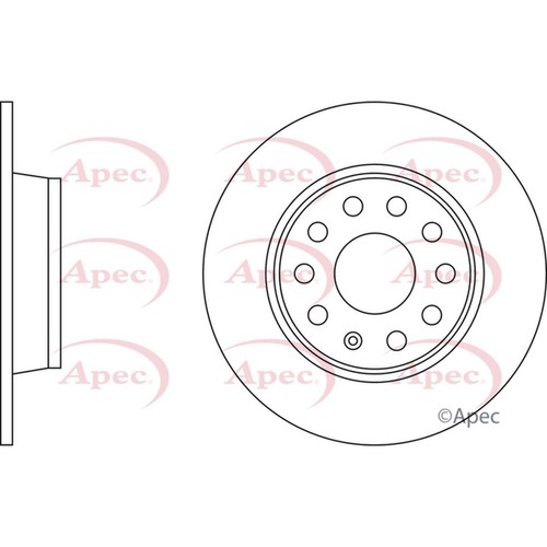 Brake discs solid - 2x,