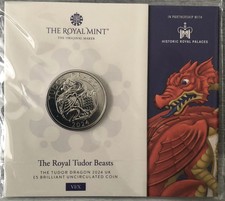 2024 £5 TUDOR DRAGON ROYAL