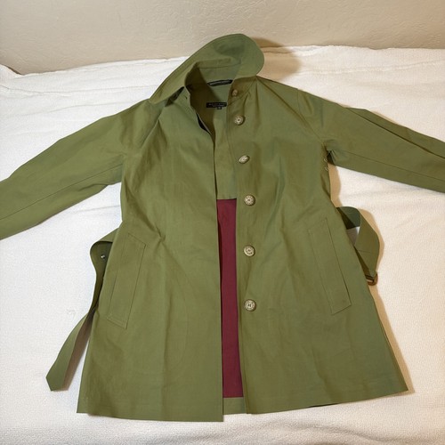 Mackintosh green red raincoat - red,