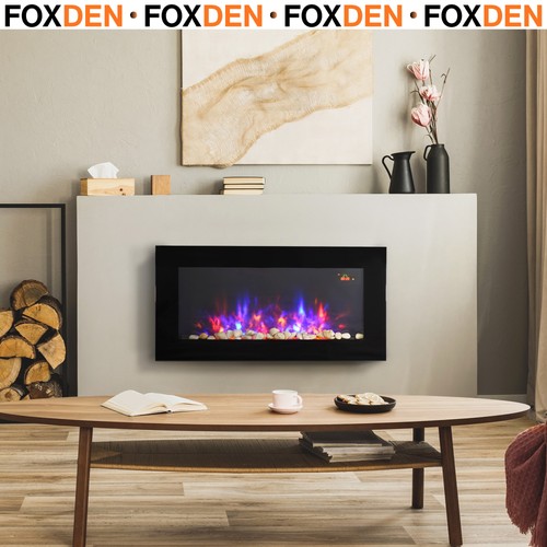 Wall mounted electric fire - wall,
