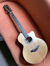 Unique Luthier-built 8 String Tenor Guitar with Built-in-Preamp