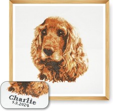 Cocker Spaniel Cross Stich Kit
