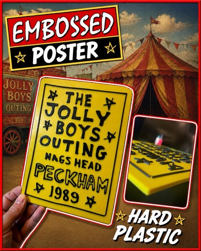 Embossed plastic poster - embossed, the