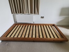 Futon Company single low platform bed frame COLLECTION ONLY