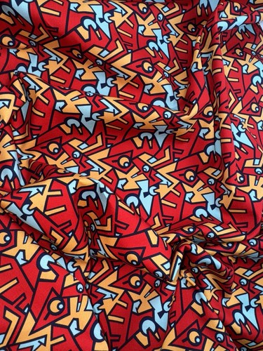 Mtr red retro aztec print - 1,