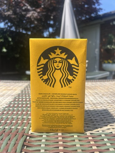 Starbucks banana sauce - starbucks,