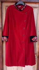 Joe Browns Red Velvet Coat