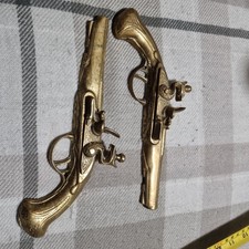 Vintage Pair Of Brass