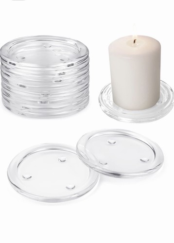 Pack glass candle - of,