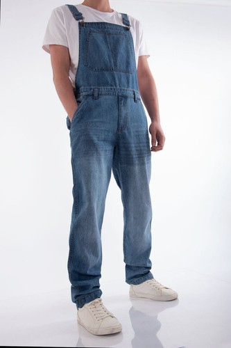 Soulstar mens dungarees - mens, mid