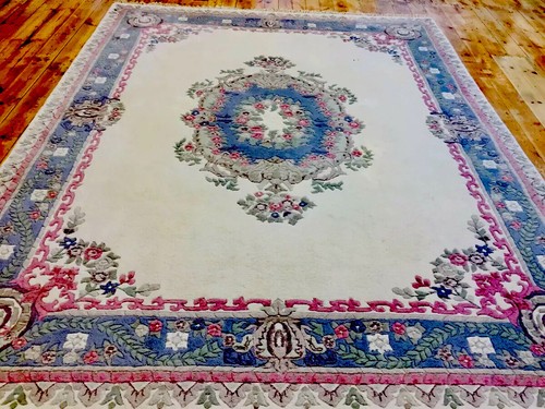 Great hand knotted rug made - rug, of