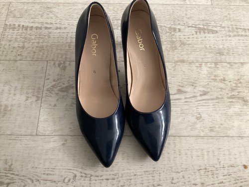 Gabor ladies navy shoes - gabor,