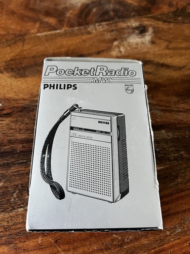 Philips 098 pocket radio - philips, boxed
