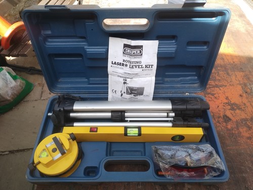Draper laser spirit level with - spirit,