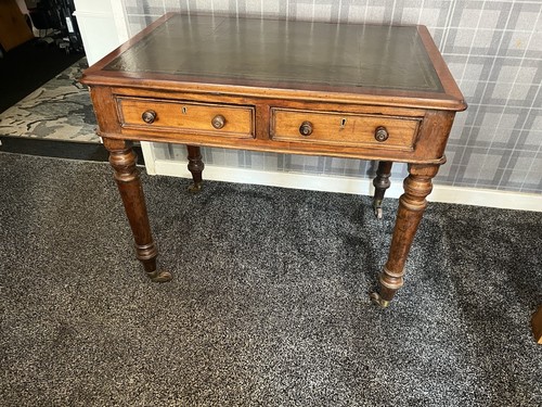 Victorian mahogany lether - victorian,