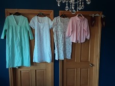Ladies Nightwear Bundle Size Medium Nighties Bed Jacket Slippers K 4