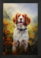 Brittany spaniel Framed Wall