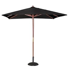 Bolero Black Square Parasol