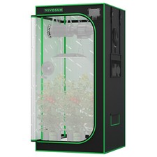 VIVOSUN P276 80*80*160cm PRO Grow Tent,Reflective Mylar,2000D Oxford Fabric