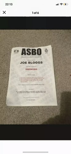 Asbo chav novelty - chav, pack