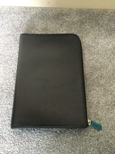 ETTINGER BLACK BRIDLE HIDE LEATHER MEDIUM ZIP POUCH *Brand New* RRP £330