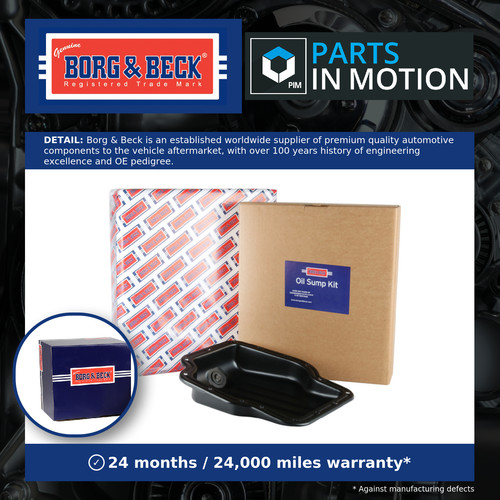 Sump pan bsp1009 borg beck - bsp1009,