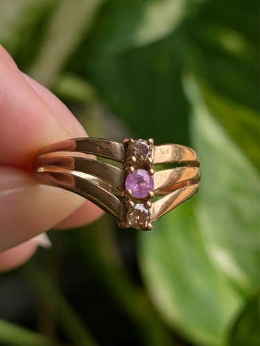 Vintage 9ct yellow gold - 9ct, pink