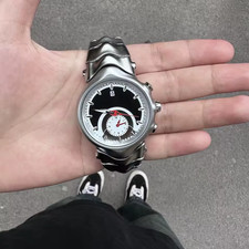 silver oakley judge style