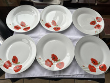 set of 6 x  Waterside Poppies