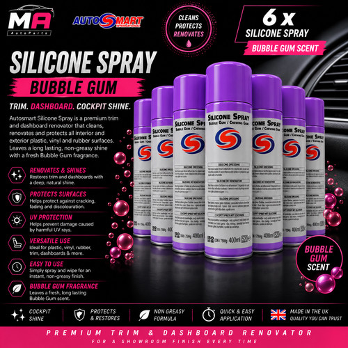Autosmart silicone spray - 6x,