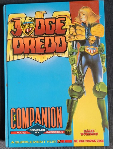 Judge dredd companion 1987 - dredd, rpg