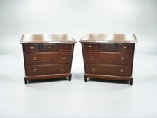 STAG Minstrel Mahogany 5 Drawer pair of Bedside Chest Drawers np