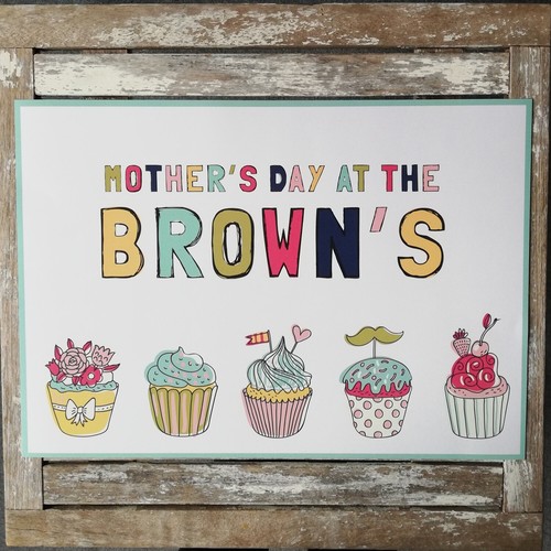 Personalised paper placemats - paper,