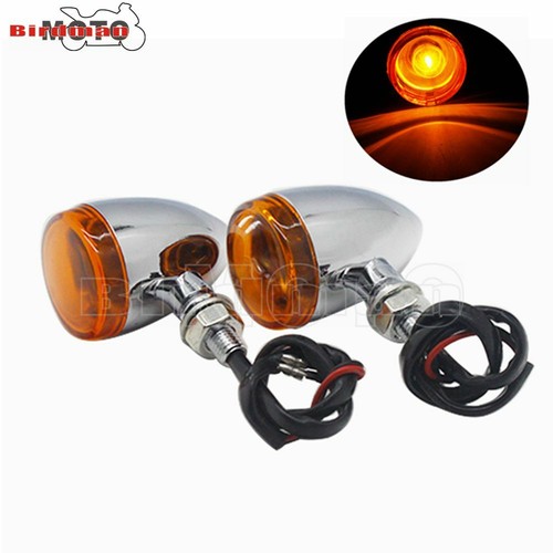 Motorcycle bullet turn signals - bullet,