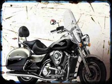 A4 Metal Sign motorbike vulcan 1700 nomad Kawasaki