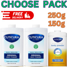 Cuticura Mildly Medicated Talc Talcum Powder Skin Soothing Allantoin Hygiene UK