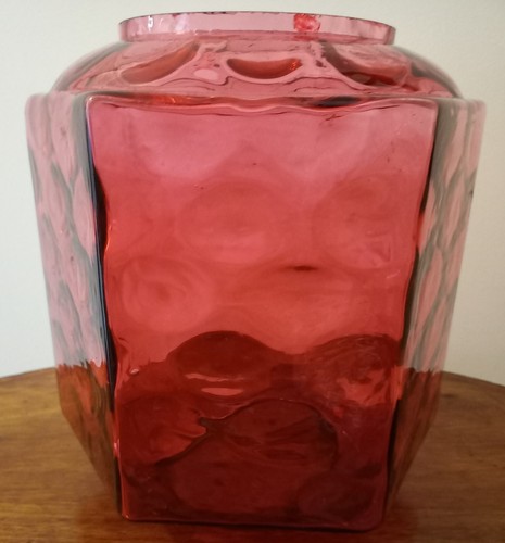 Antique cranberry glass art - cranberry,