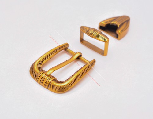25mm gold plated western - 25mm,