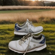 Footjoy "Pro SL" White Leather Golf Shoes UK Men's 9.5 53811K W