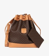 Celine Brown Macadam Coated