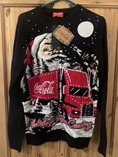 Coca Cola Festive Christmas jumper Size S